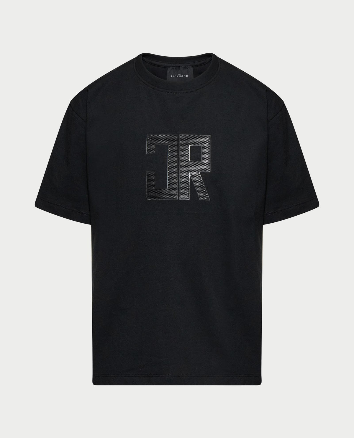 T-shirt con stampa logo RBP26006TS BLACK RICHMOND 