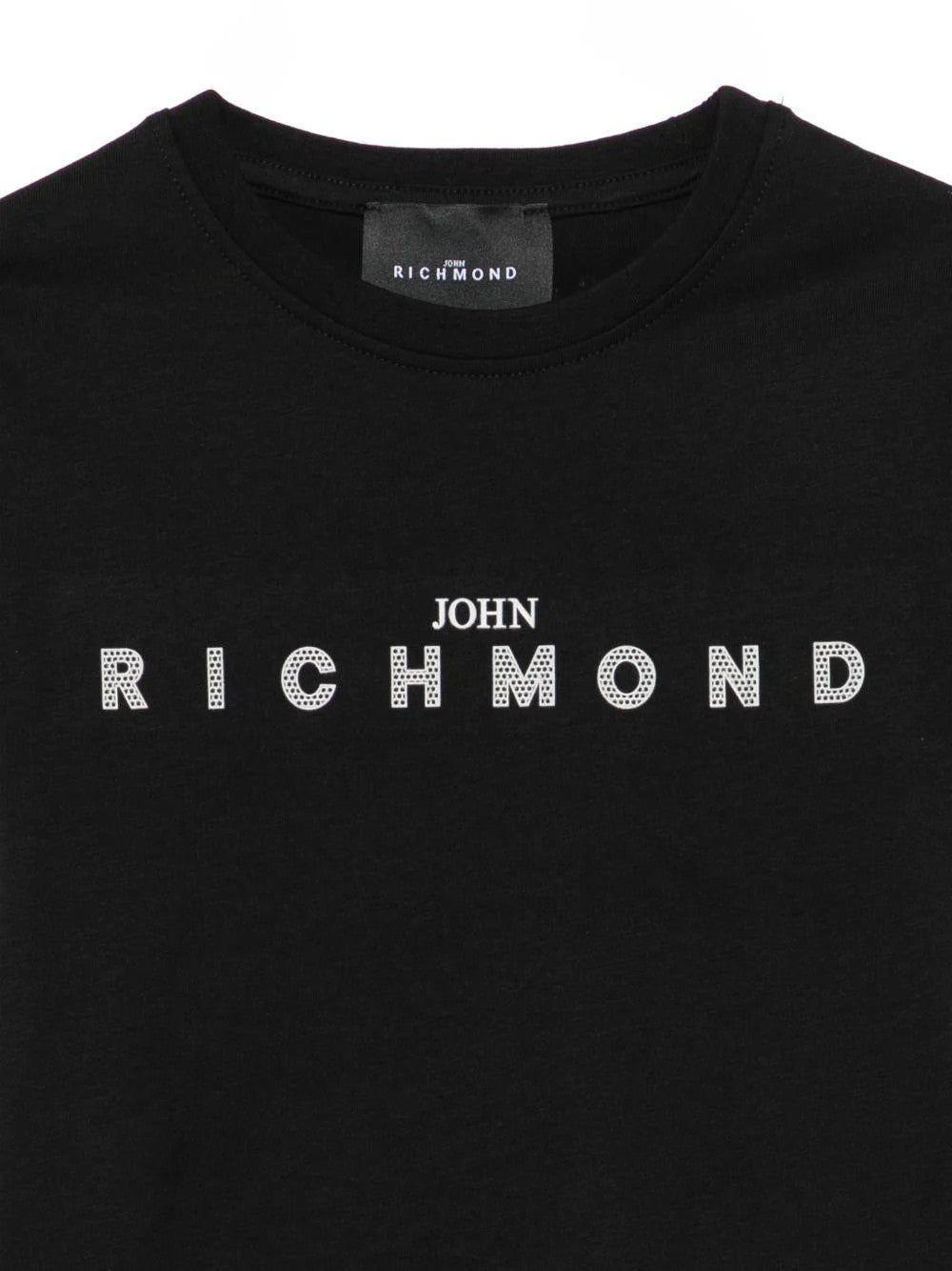 T-shirt con dettaglio logo RBP26008TS BLACK RICHMOND 