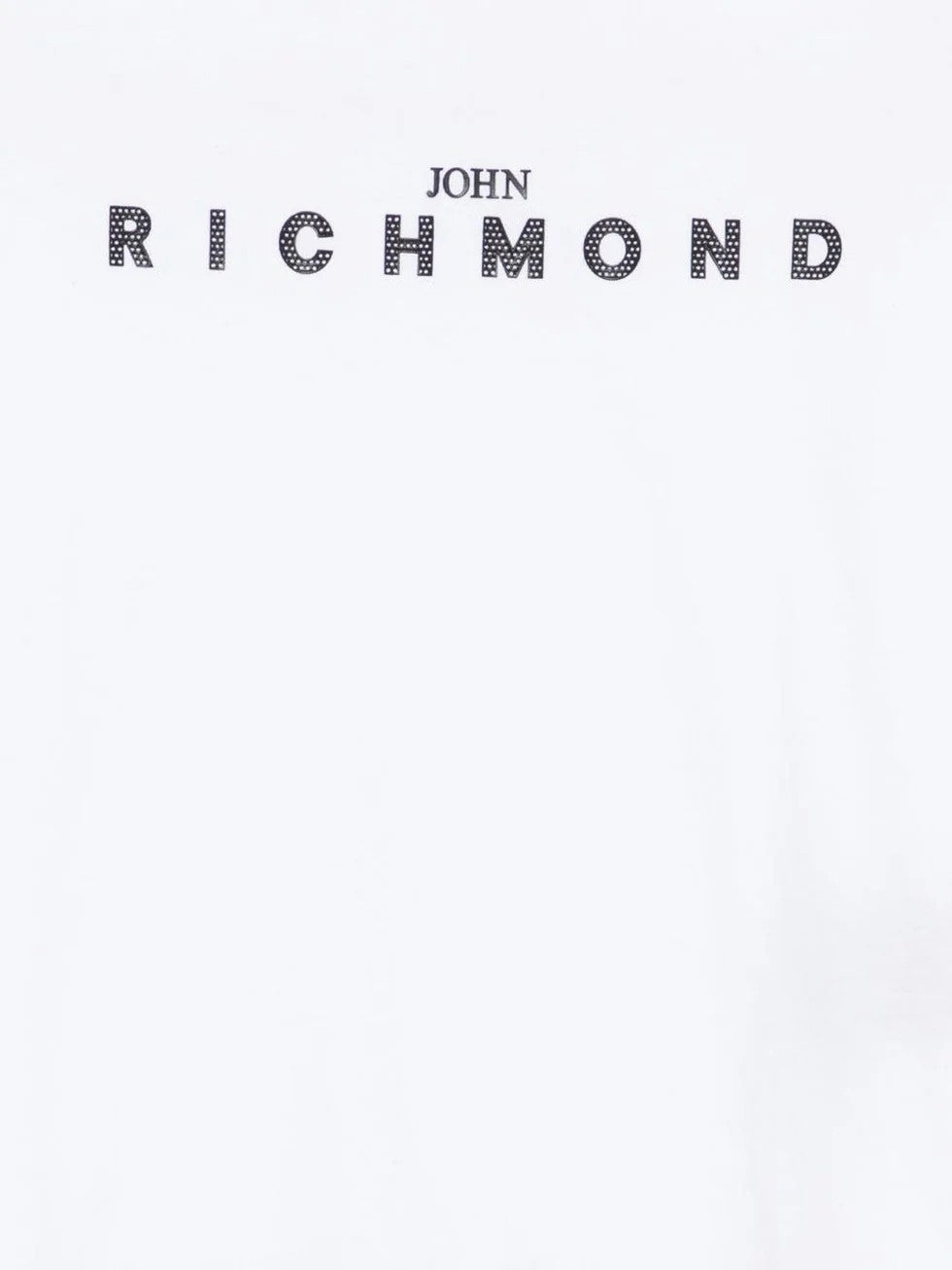 T-shirt con dettaglio logo RBP26008TS WHITE RICHMOND 
