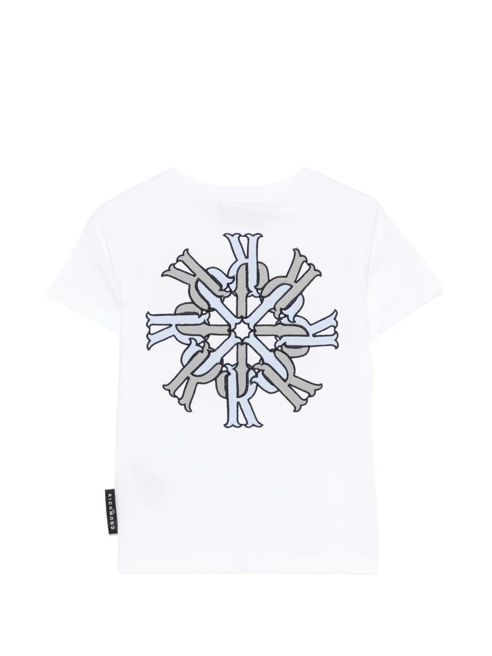 T-shirt con dettaglio logo RBP26077TS WHITE RICHMOND 
