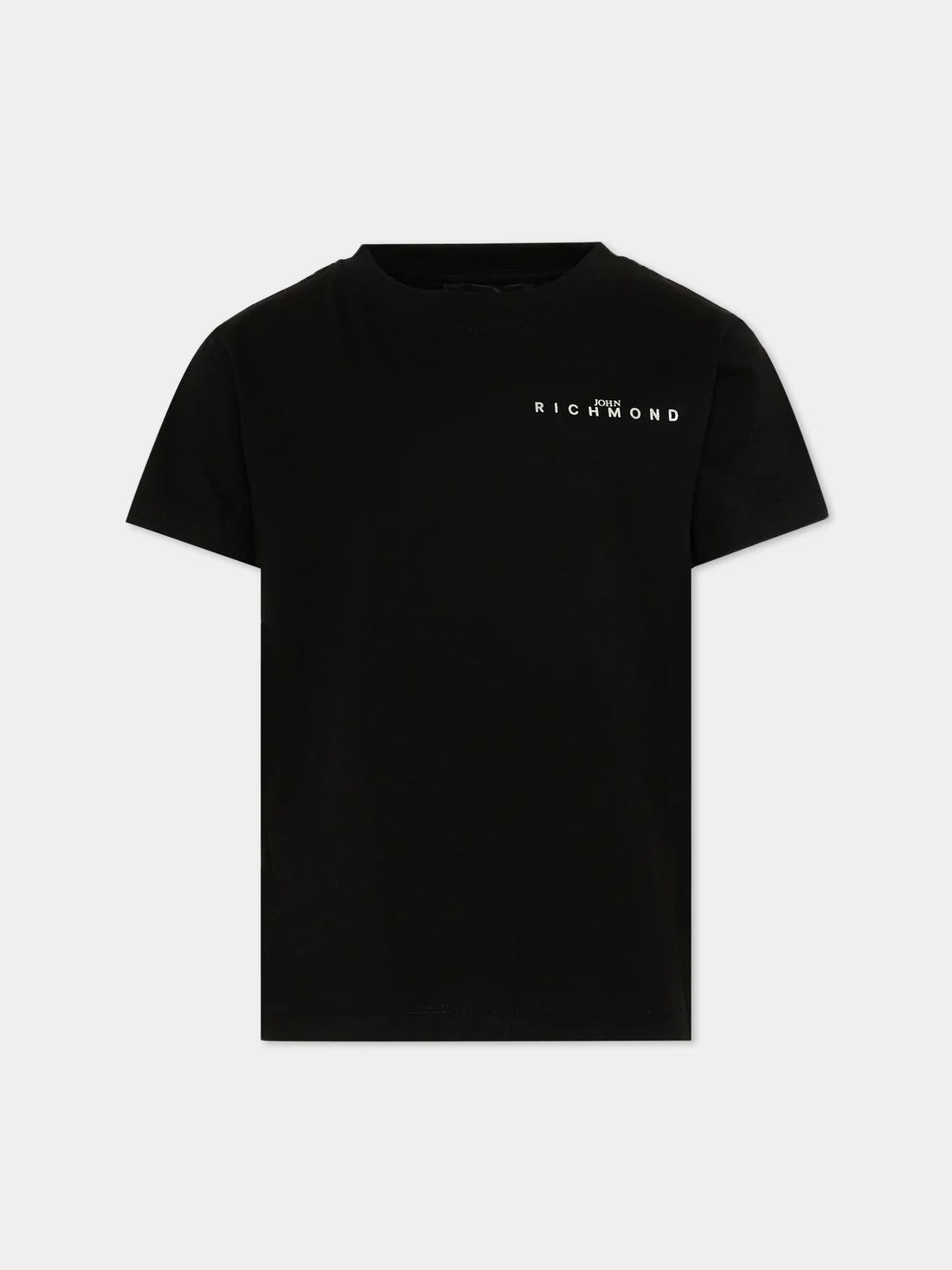 T-Shirt nera con logo RBP26108TS BLACK RICHMOND 