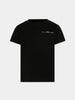 T-Shirt nera con logo