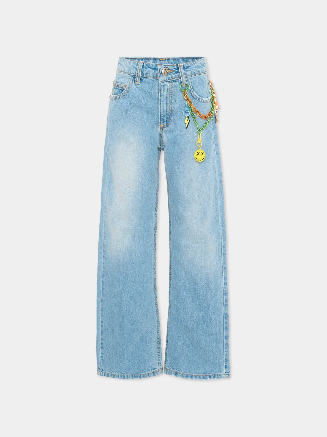 Jeans in denim con charms RBP26132JE DBLUELIGHT RICHMOND 