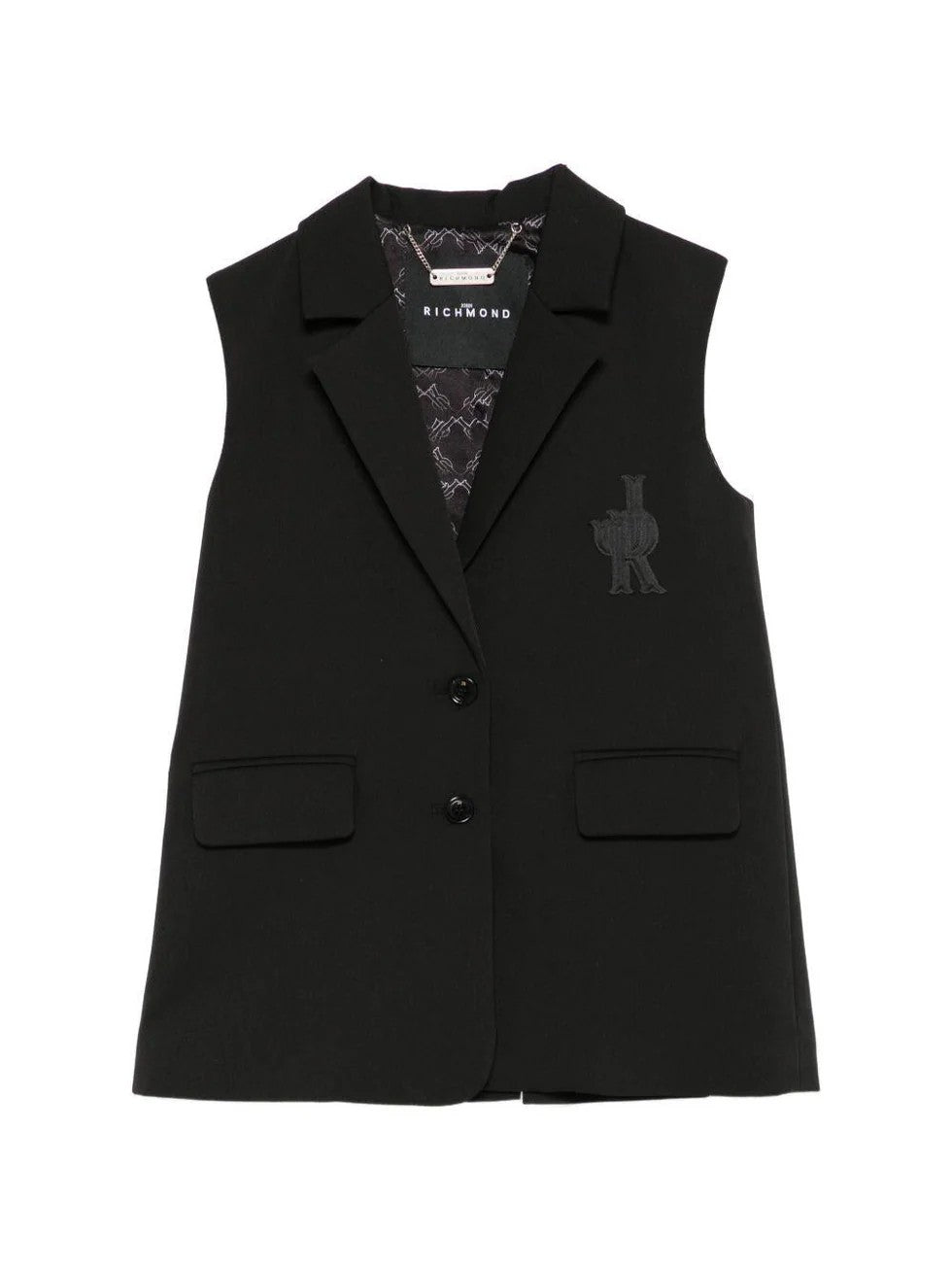 Gilet con decorazione RGP26062GC BLACK RICHMOND 