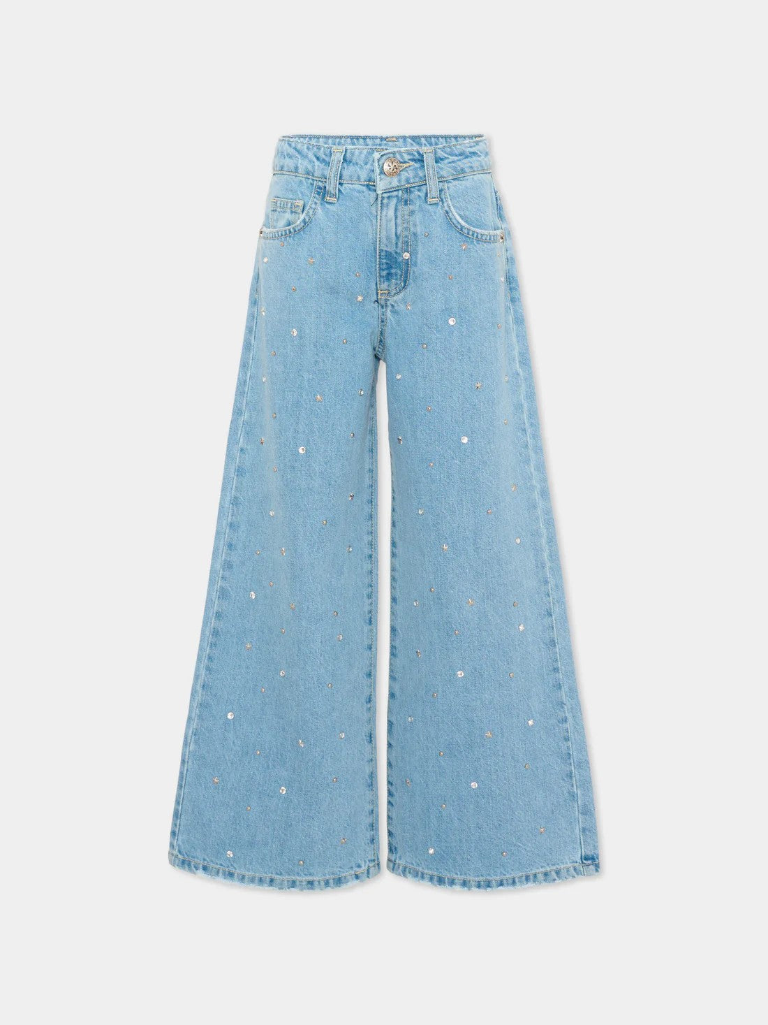 Jeans denim con strass RGP26133JE DBLUELIGHT RICHMOND 
