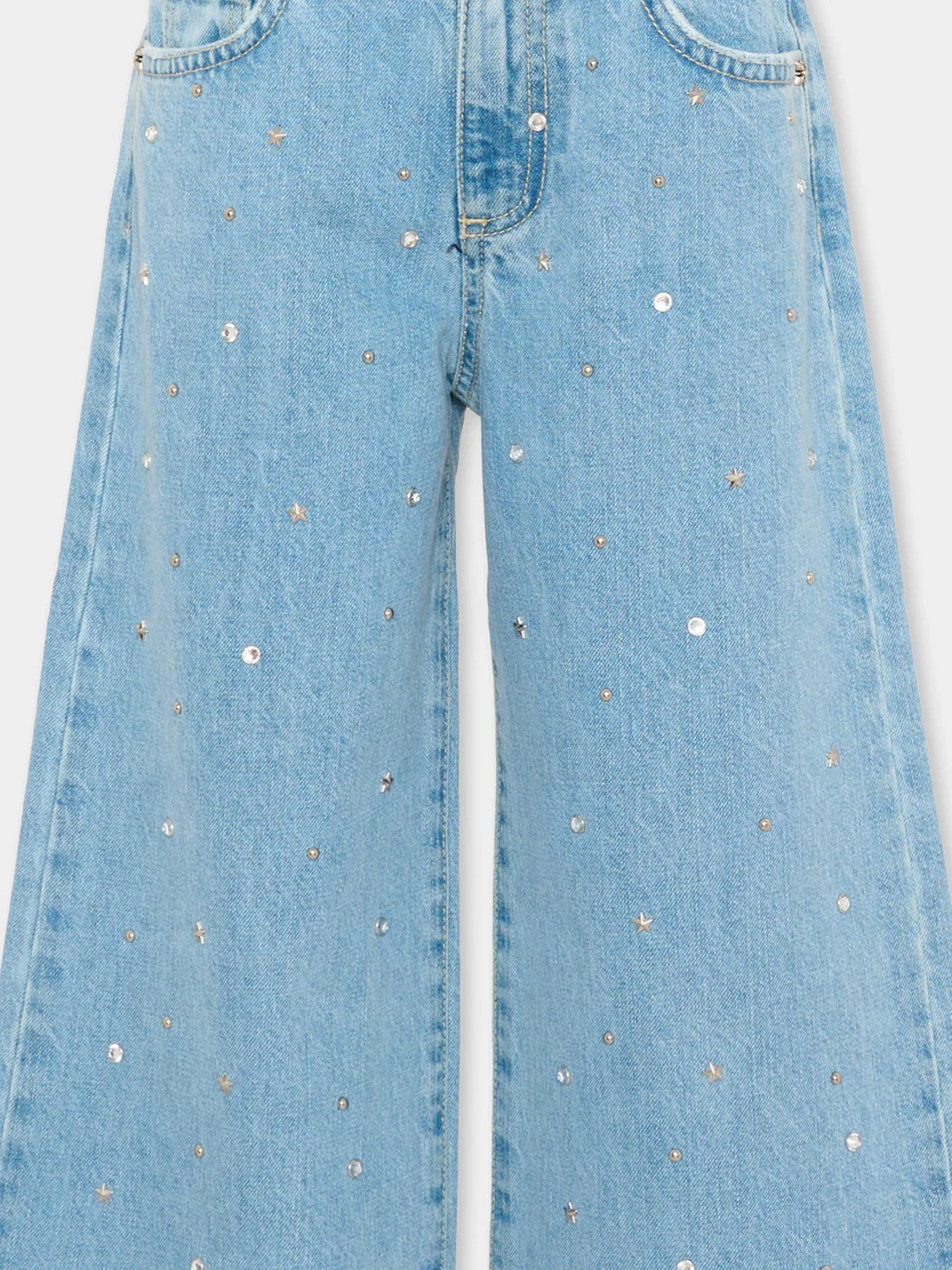 Jeans denim con strass RGP26133JE DBLUELIGHT RICHMOND 