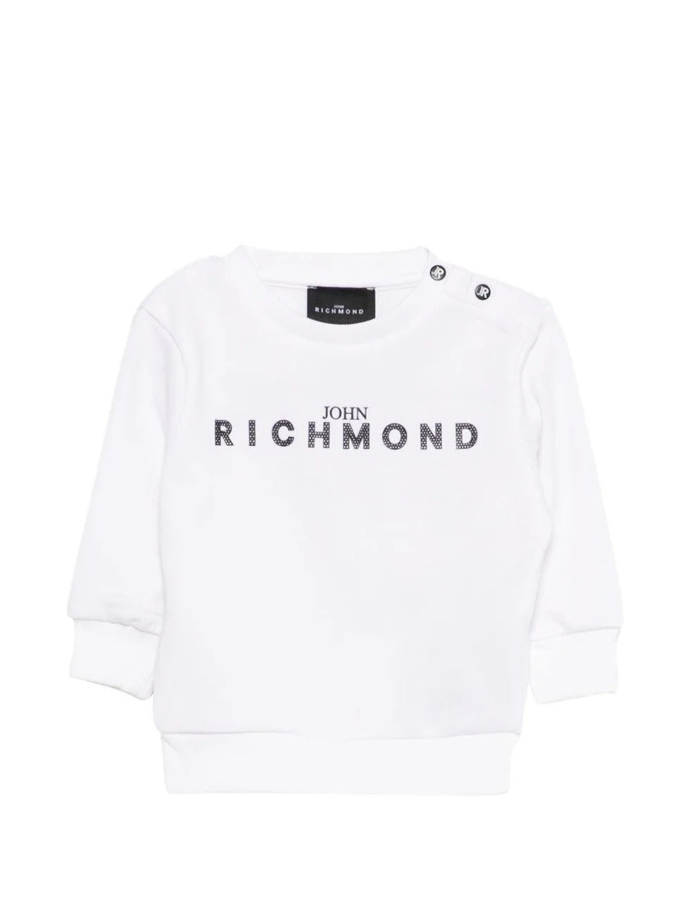 Felpa con dettaglio logo RIP26036FE WHITE RICHMOND 