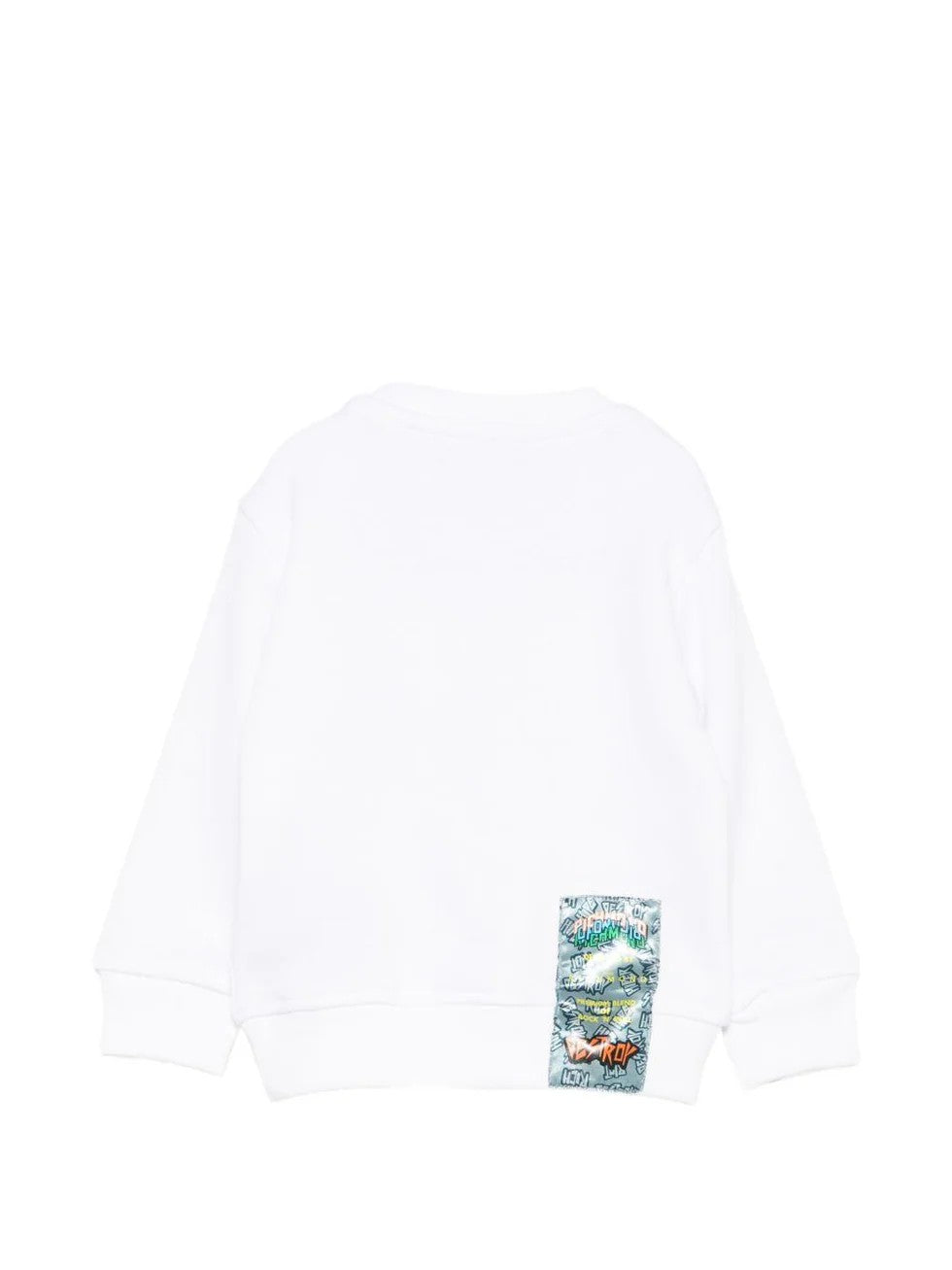 Felpa con logo sul davanti RIP26102FE WHITE RICHMOND 