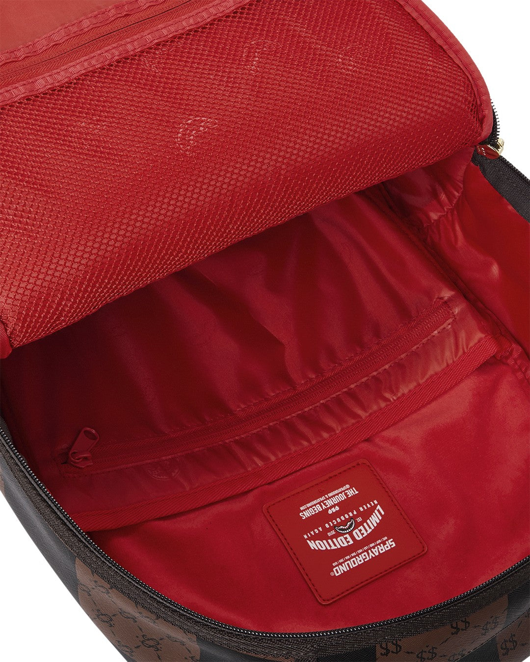 Enlarged check Paris dlxsv backpack 910B6263 NSZ SPRAYGROUND 