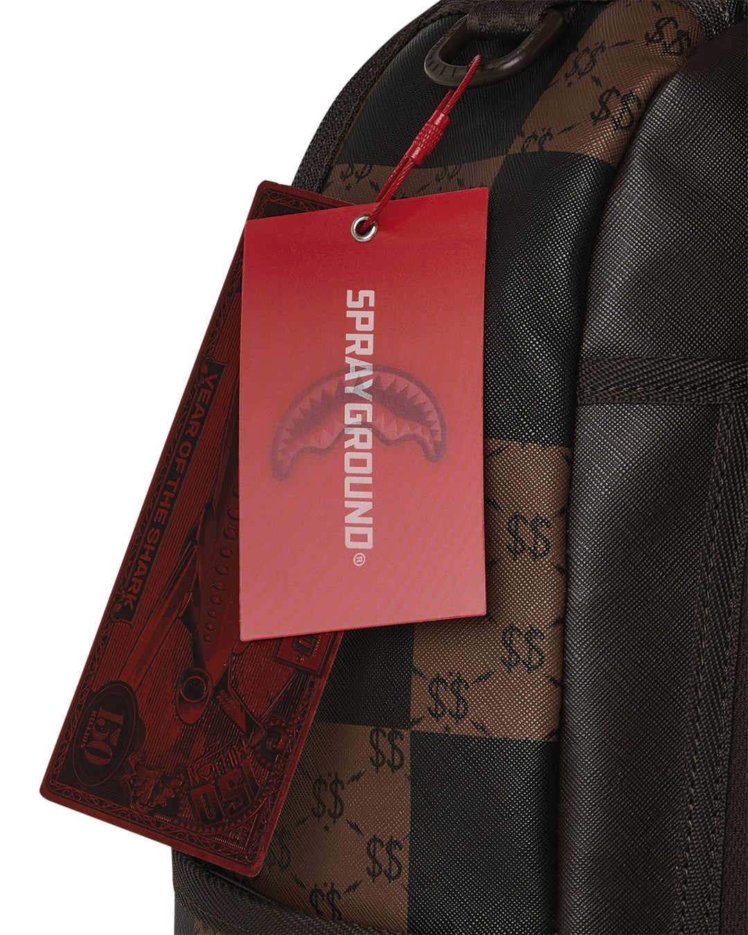 Enlarged check Paris dlxsv backpack 910B6263 NSZ SPRAYGROUND 