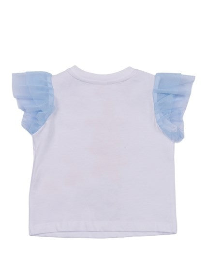 T-shirt con applicazioni TY8071Z0434 100 STELLA MCCARTNEY 