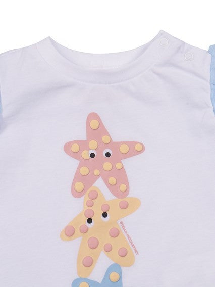 T-shirt con applicazioni TY8071Z0434 100 STELLA MCCARTNEY 