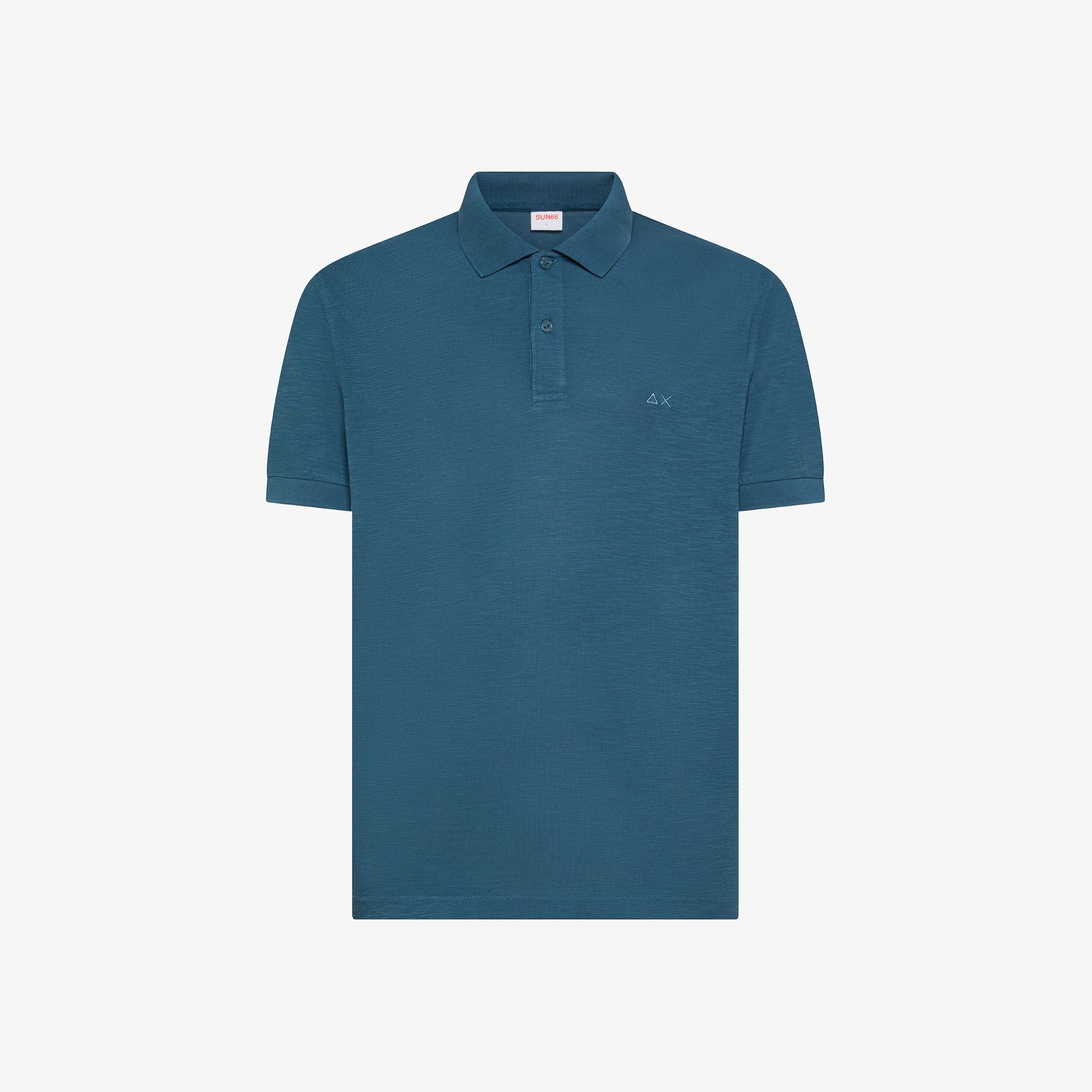 Polo con ricamo A36135 80 SUN68 