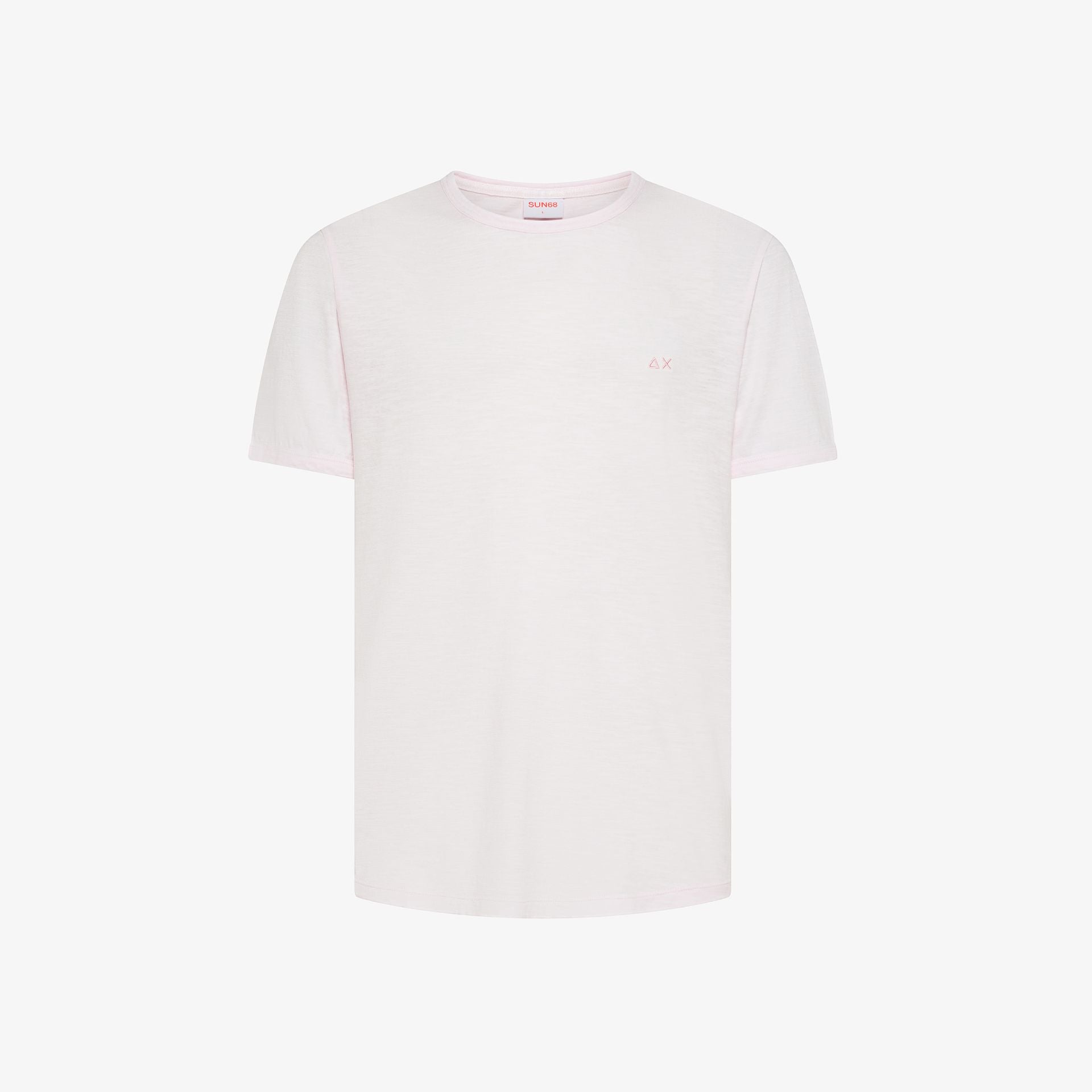 T-shirt con logo ricamato T36115 04 SUN68 