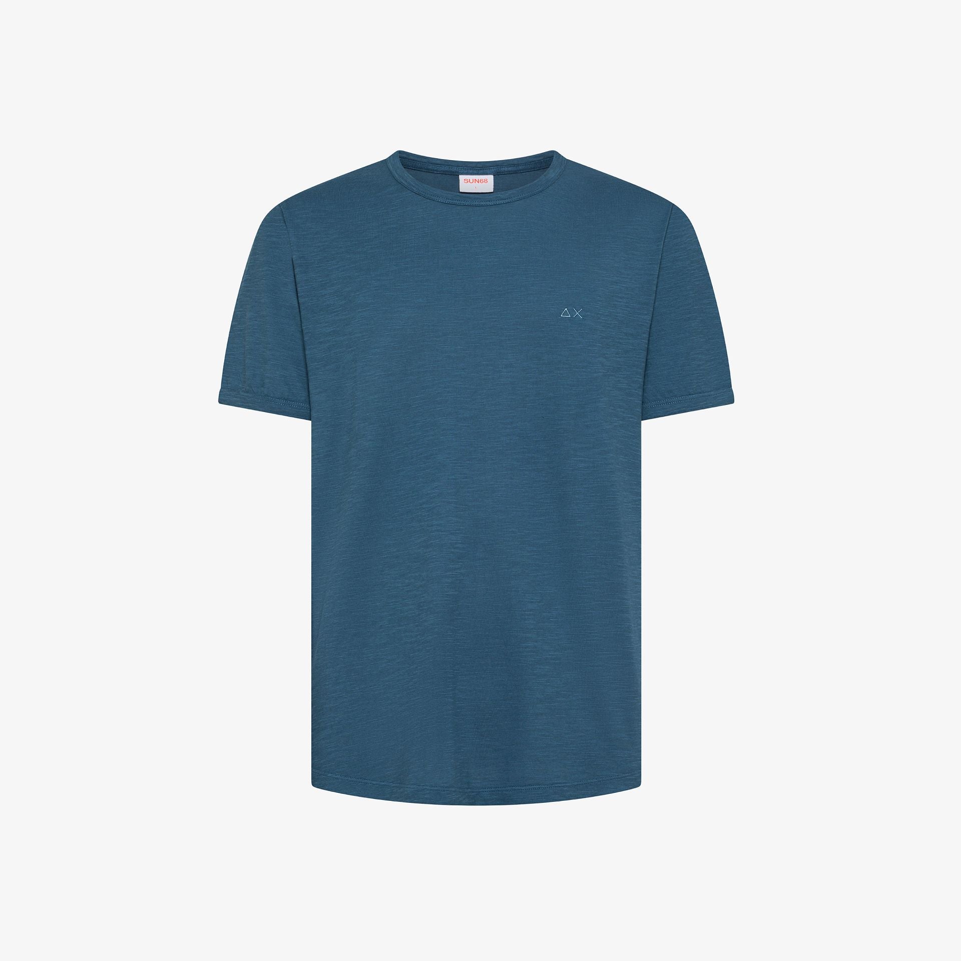 T-shirt con logo ricamato T36115 80 SUN68 