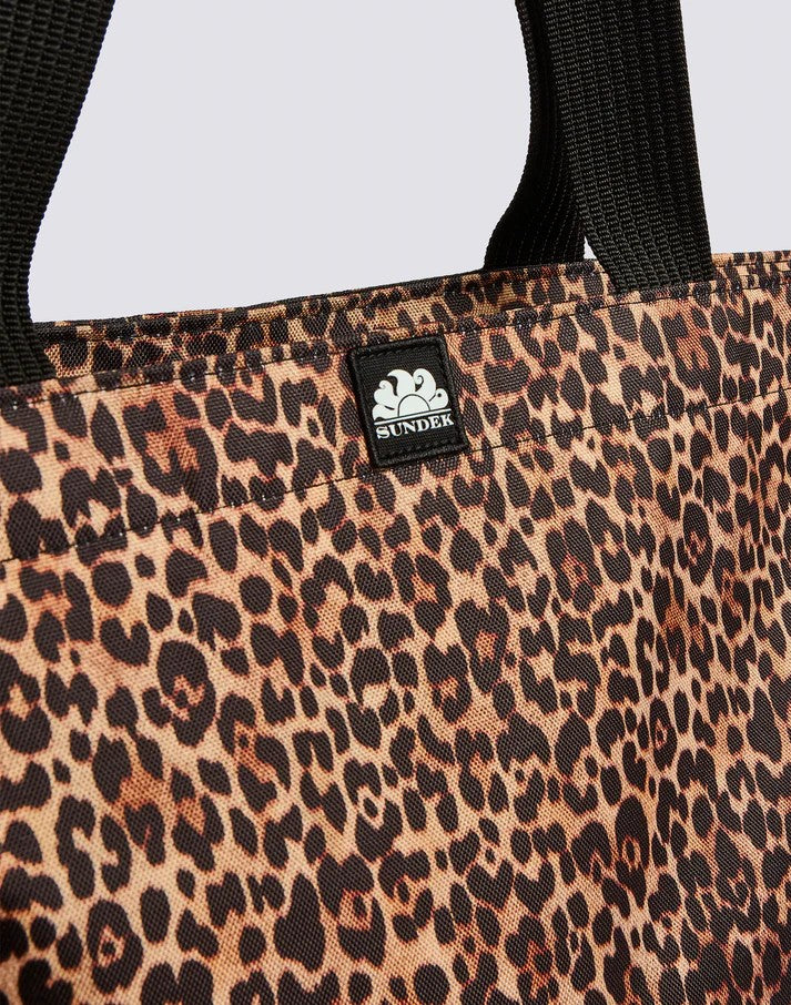 Regular tote bag leopardata AM057ABPS38L A728L SUNDEK 