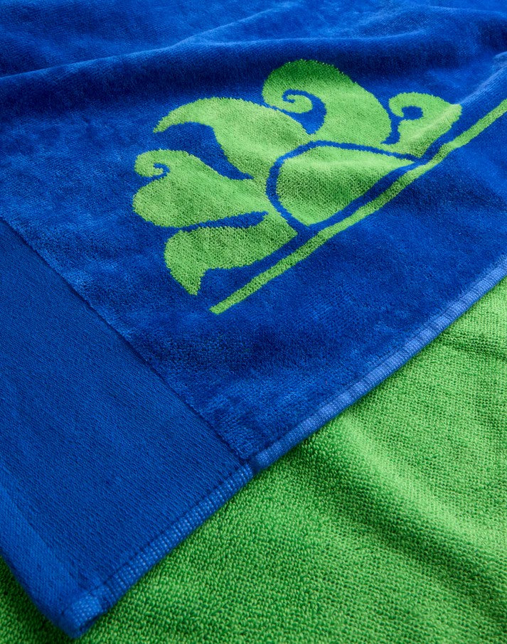 Telo mare Jacquard con logo iconico AM302ATC1000 A2201 SUNDEK 