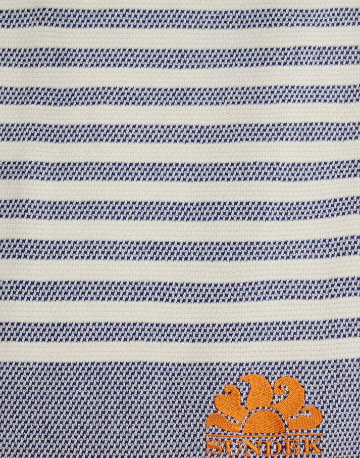 Telo mare jacquard a nido d'ape AM324ATC1000 00700 SUNDEK 