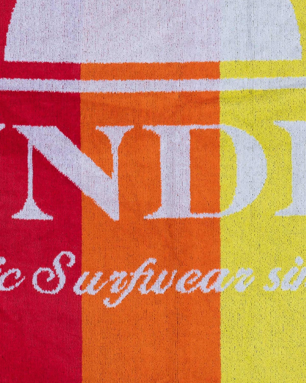 Telo mare Sundek rainbow logo AM385ATC1000 00701 SUNDEK 