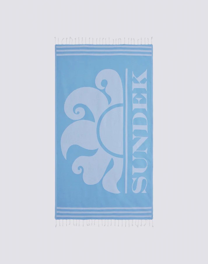 Telo mare fouta jacquard con logo AM401ATC1000 86600 SUNDEK 
