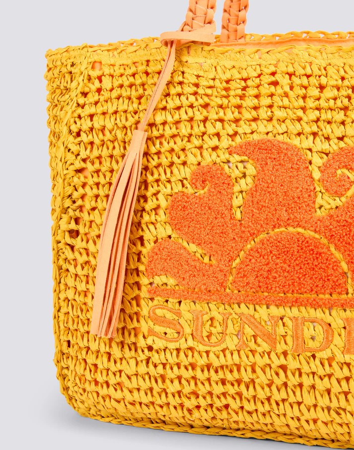 WINA - Shopping bag in paglia di carta AW029ABPA100 A7100 SUNDEK 