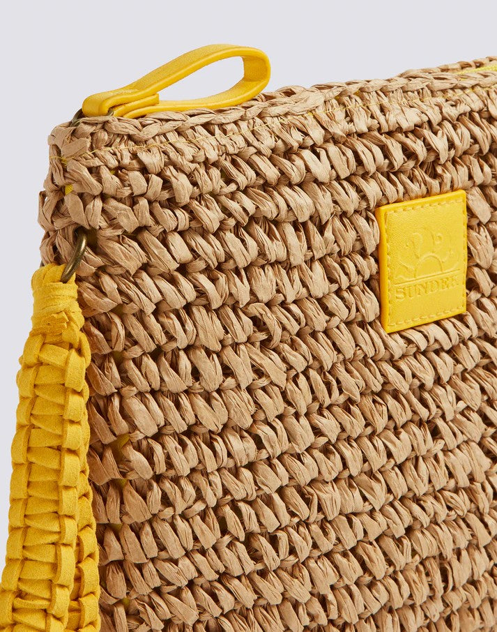 Mini borsa in paper straw AW740ABPA100 12300 SUNDEK 