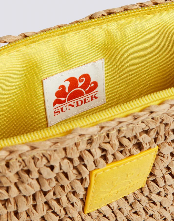 Mini borsa in paper straw AW740ABPA100 12300 SUNDEK 