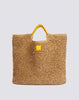 Maxi woven paper straw bag