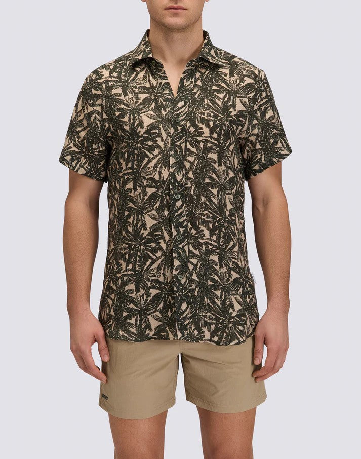 Camicia a mezze maniche stampata GM814SHLI500 A931A SUNDEK 