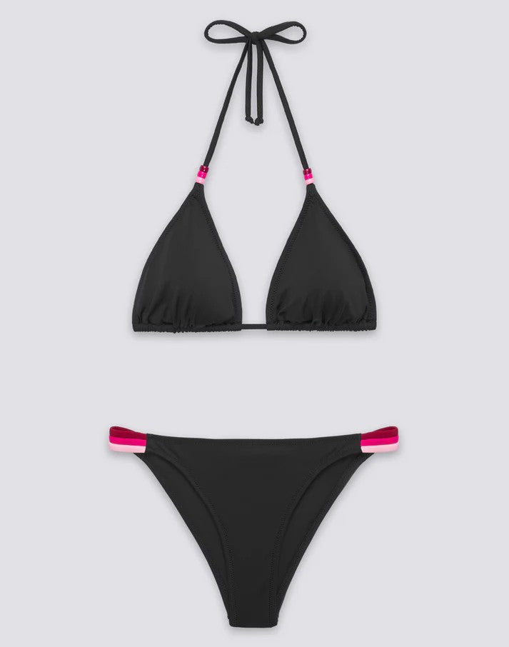 Jennifer top a triangolo e slip fisso arcobaleno WB00KNL30RB 00441 SUNDEK 