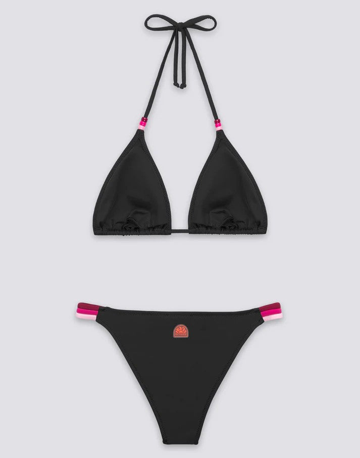 Jennifer top a triangolo e slip fisso arcobaleno WB00KNL30RB 00441 SUNDEK 