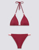 Jennifer triangle bikini top and fixed rainbow briefs