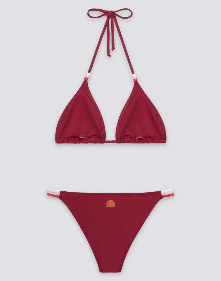 Jennifer top a triangolo e slip fisso arcobaleno WB00KNL30RB A9001 SUNDEK 