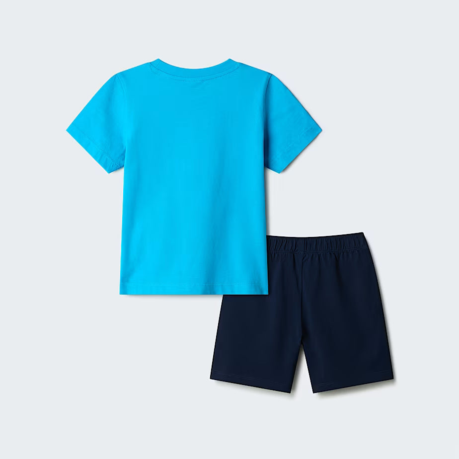 Set NSE Box Play Regular con pantaloncini NF0A8G1H DGY1 THE NORTH FACE 