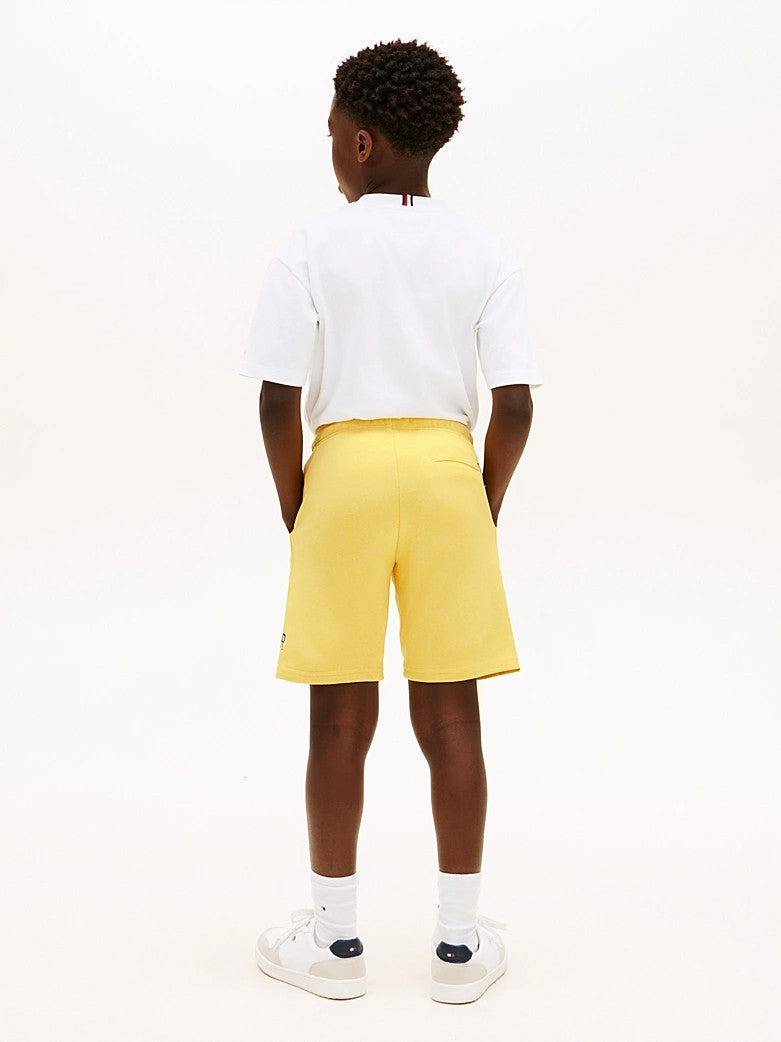 Shorts sportivi larghi in spugna KB0KB10244J ZGP TOMMY HILFIGER 