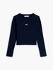T-shirt heritage extra slim fit a coste
