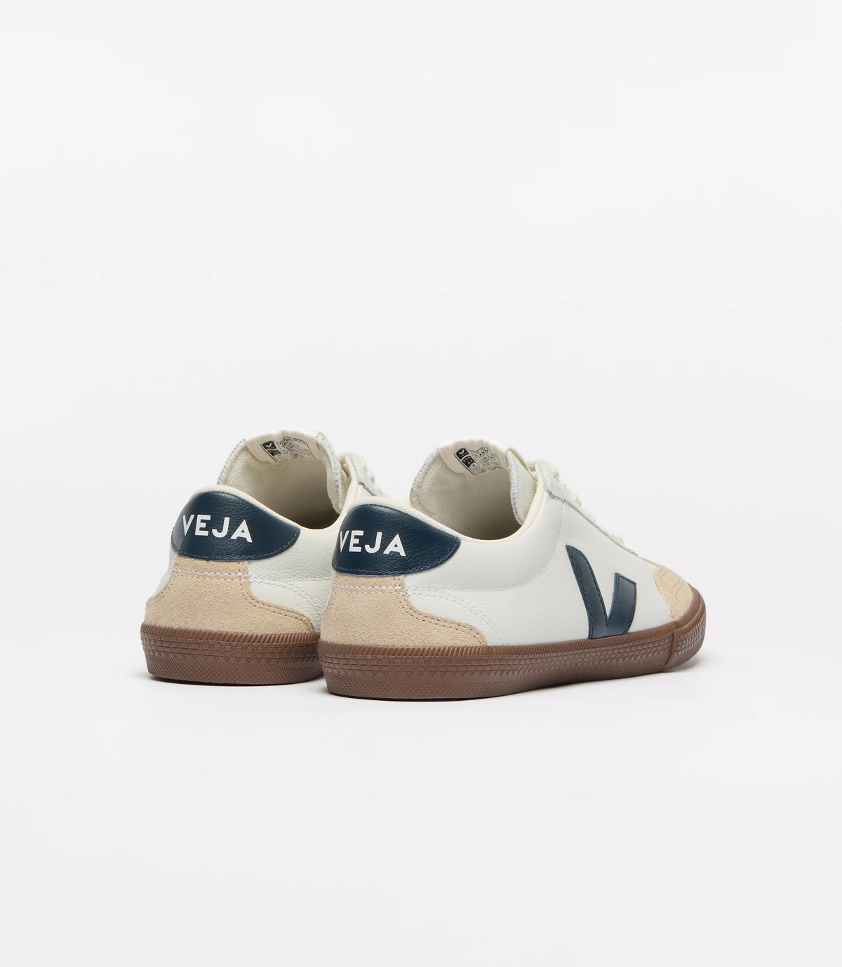 Volley Leather White Nautico Bark VO2003 531 VEJA 