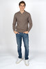 Covent knitted polo shirt in pure wool