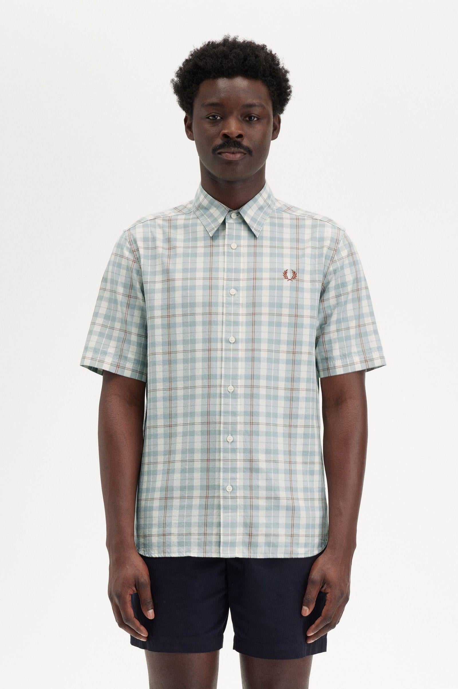 Camicia in tartan M962853 560 FRED PERRY 
