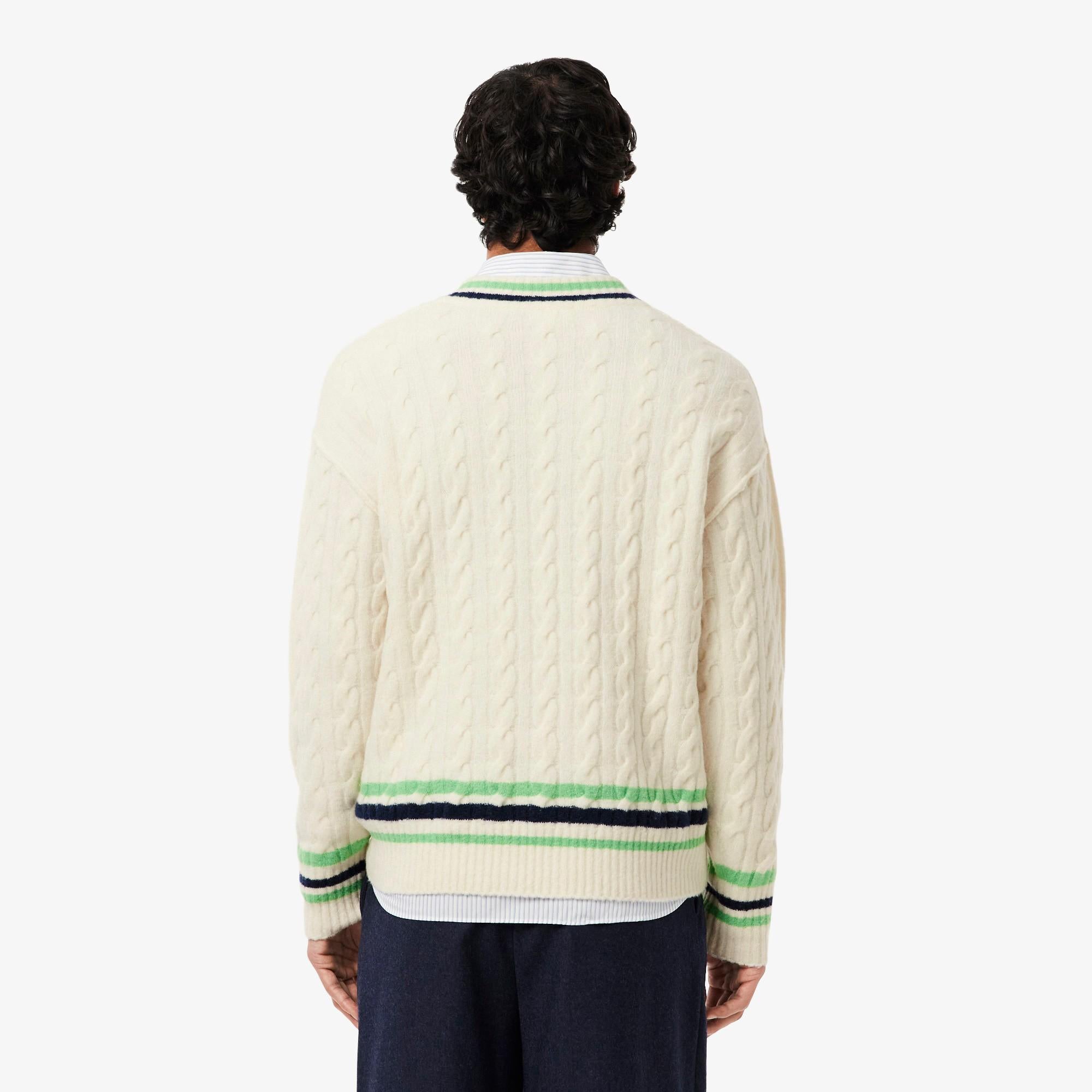 Maglione a trecce AH5199 9II LACOSTE 