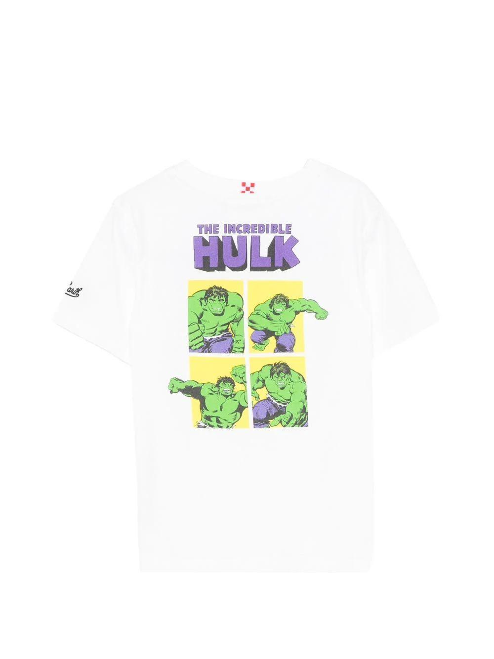 T-shirt con stampa Hulk PRL0001 03768L MC2 SAINT BARTH 