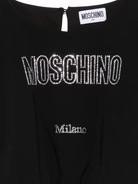 Top Moschino Kids con dettaglio logo HAM04BLBA10 60100 MOSCHINO KID 