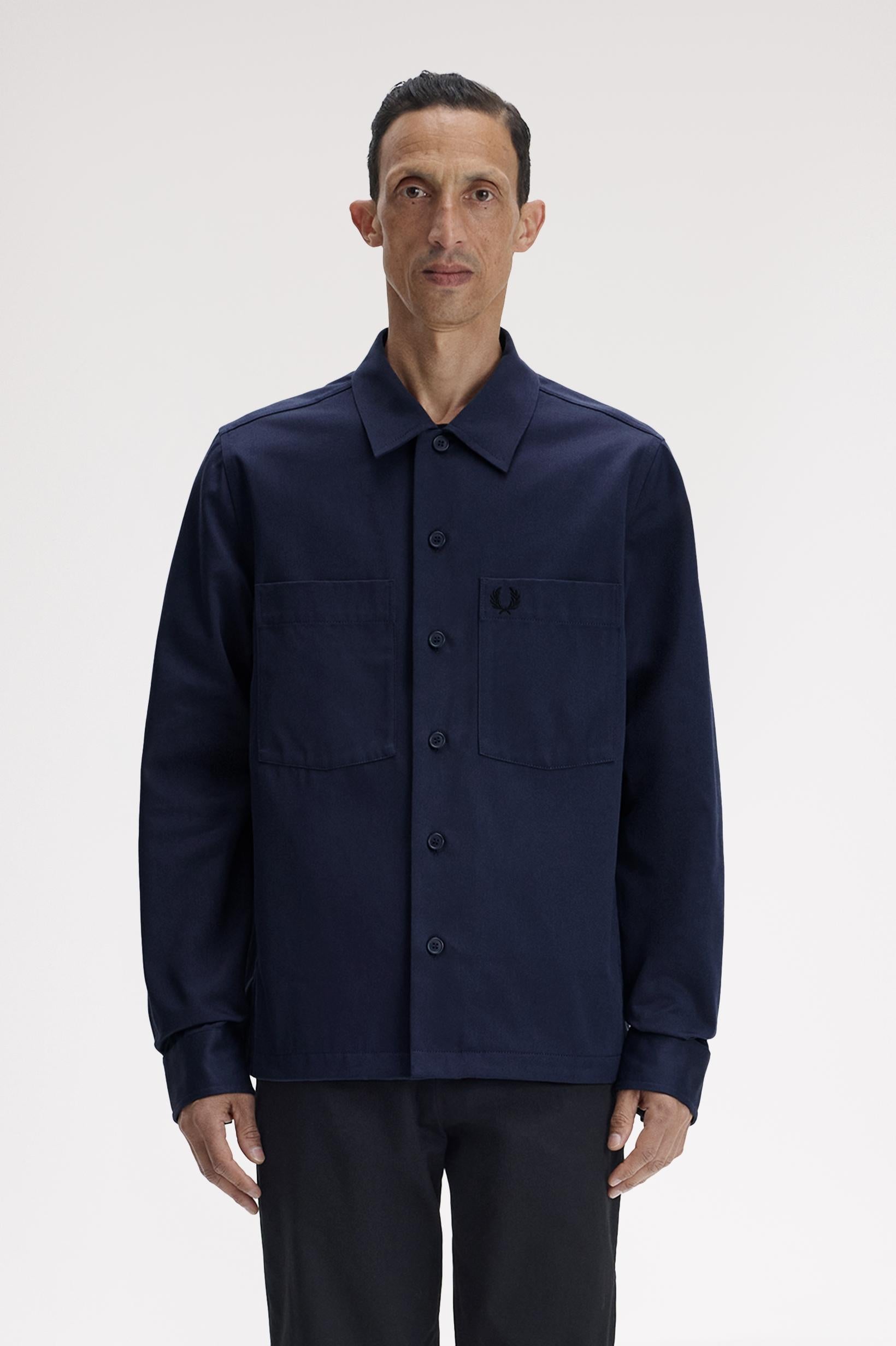 Overshirt con logo M240057 738 FRED PERRY 