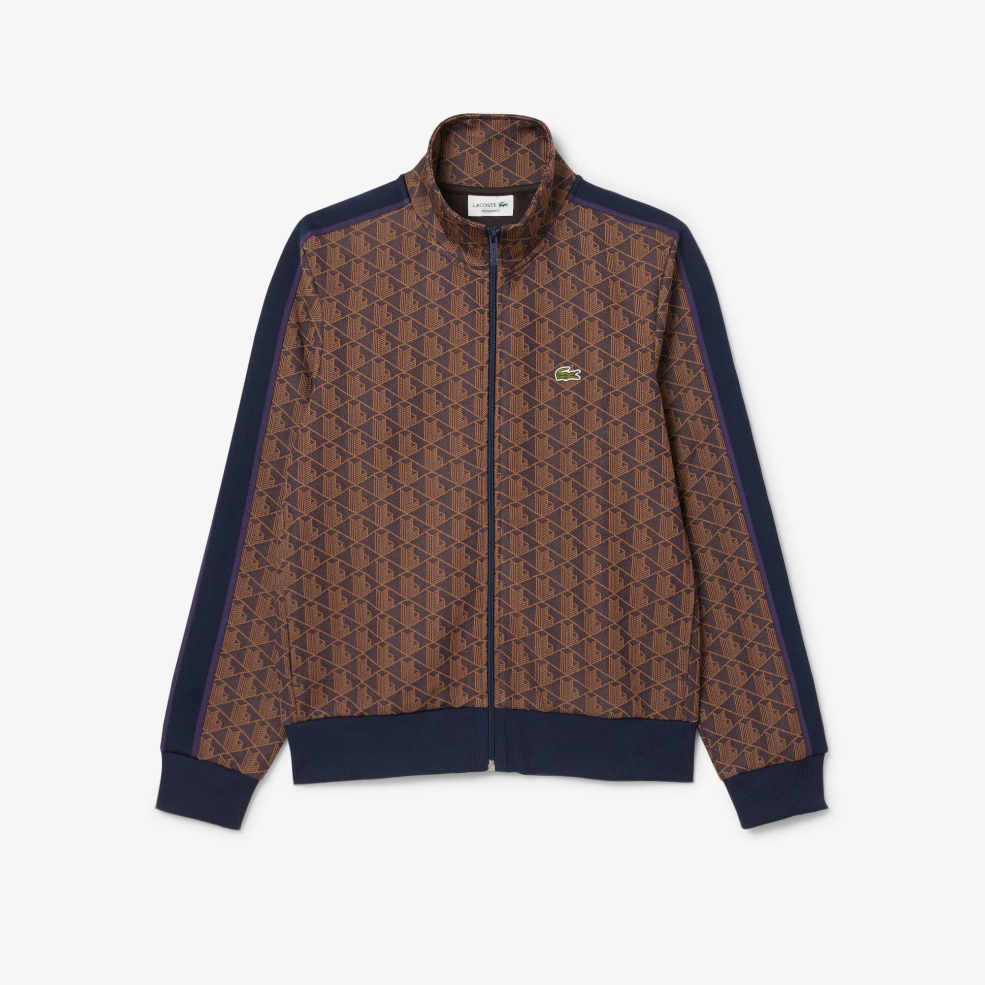 Giacca in jacquard monogrammata SH1368 9I4 LACOSTE 