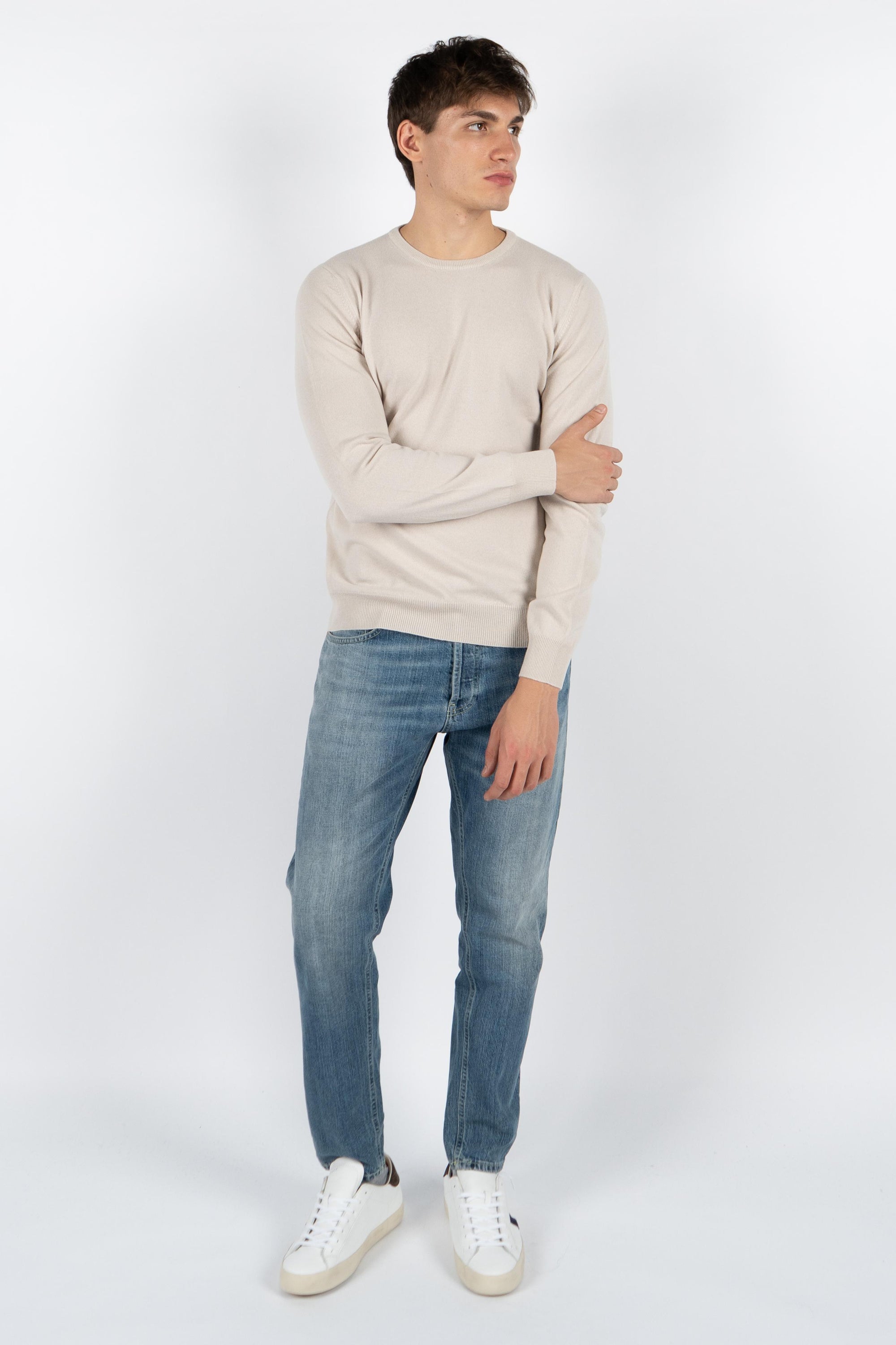 Girocollo in misto cashmere 55167/19690 113 GRAN SASSO 