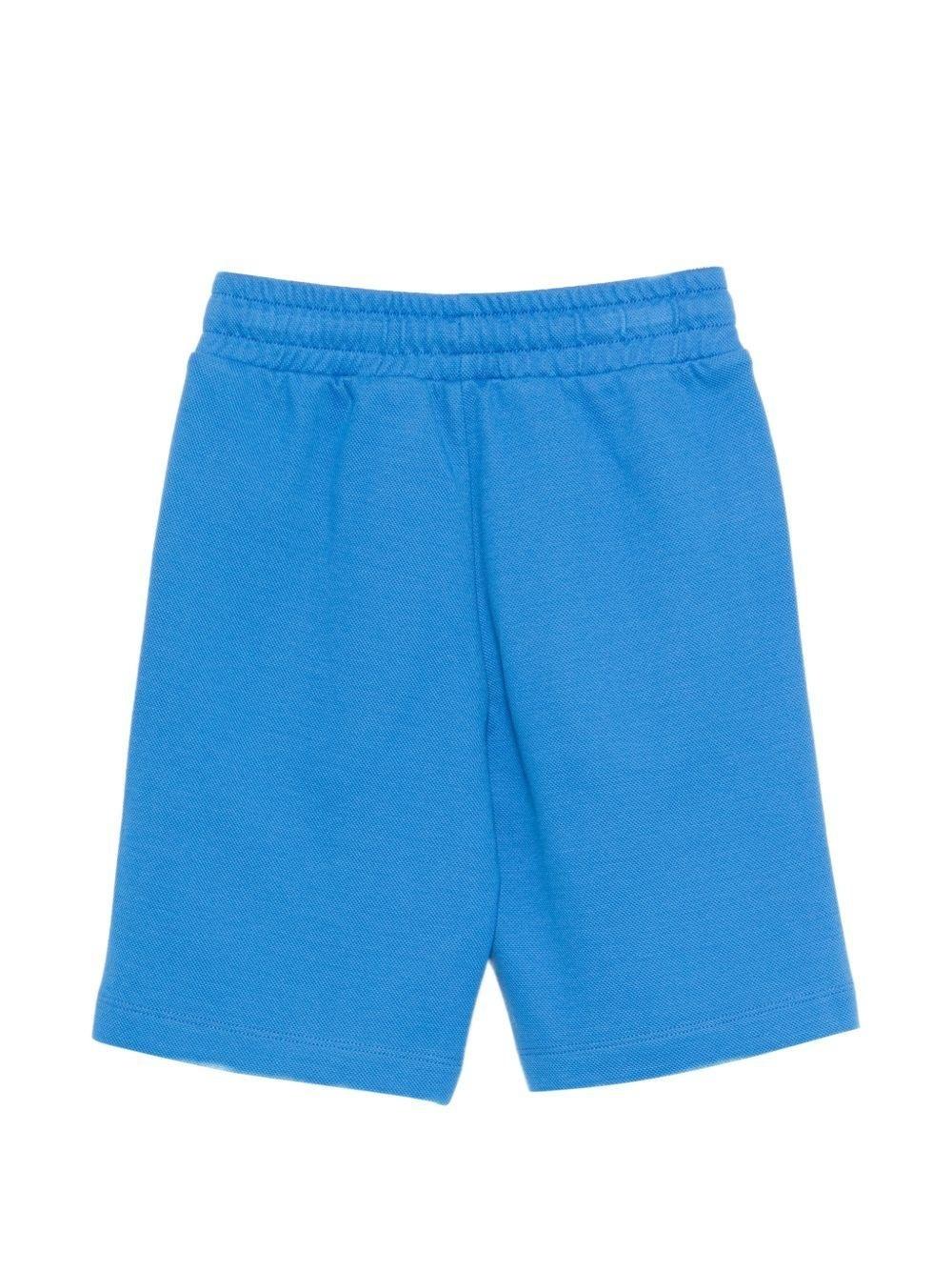 Shorts con logo sul davanti HUQ02LLCA90 40630 MOSCHINO KID 