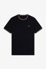 T-shirt con doppia riga