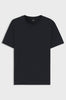 T-shirt in misto cotone con lavorazione jacquard a bolle
