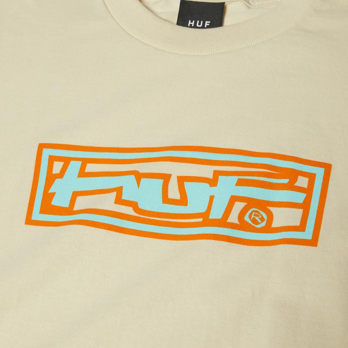 Stretch T-Shirt TS02513 CREAM HUF 
