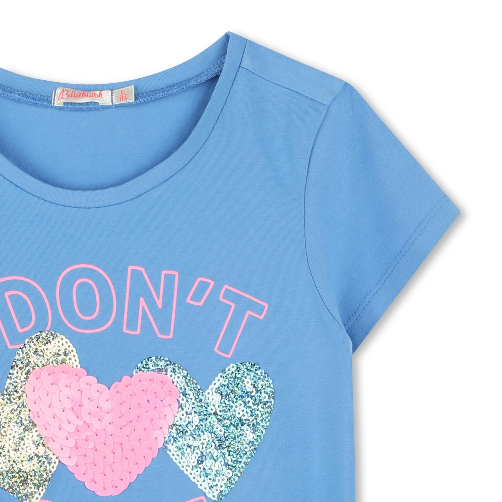 T-shirt I DON'T CARE U20923 784 BILLIEBLUSH 